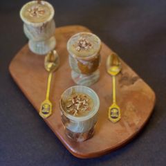 A picture of Sweet Potato Rabri shot.