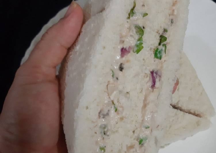 Recipe of Delicious Chicken Mayo sandwich