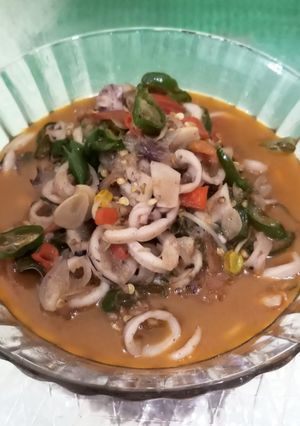 Foto resep Oseng cumi basah