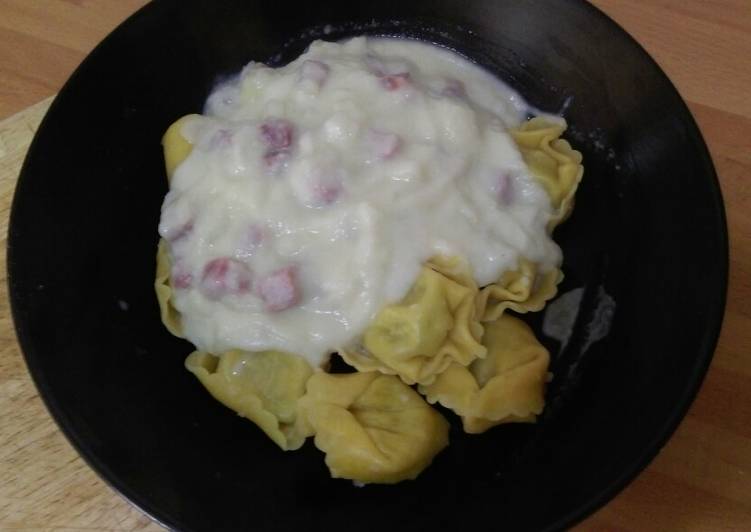 Falsa carbonara a base de coliflor