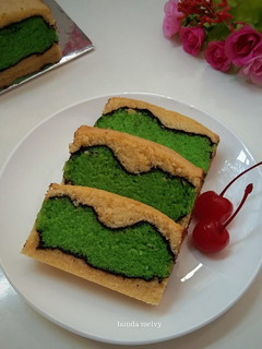 Foto resep Topo Map Love Cake 2 Telur