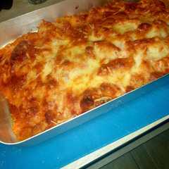 Una foto de Macarrones con chorizo