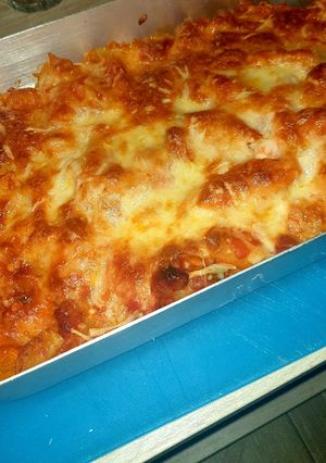 Una foto de Macarrones con chorizo