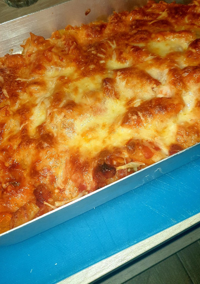 Una foto de Macarrones con chorizo