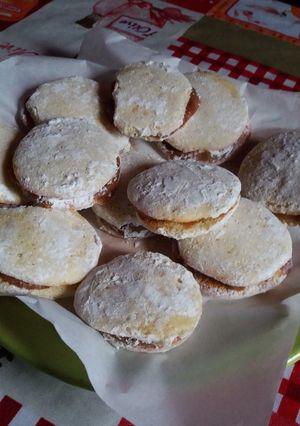 Una foto de Alfajores de dulce de leche
