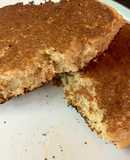 Panqueques integrales de banana -hot cakes o pancakes-