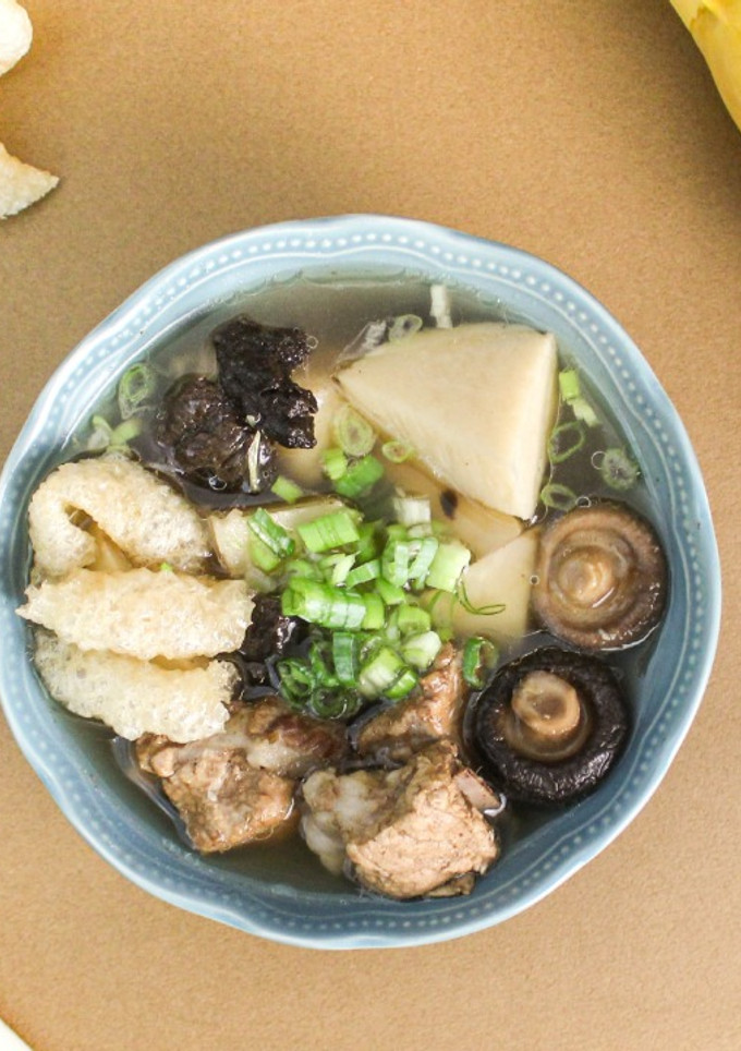 【老菜脯竹筍膨皮排骨湯】處暑節氣燉湯，溫順滋補 的食譜成品照片