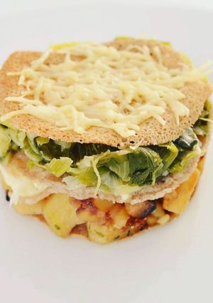 A picture of Vegetarian Breton Mille-Feuille.