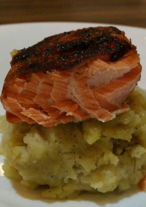 Foto resep Fried Teriyaki Salmon