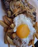 Bife de cuadrada a lo pobre