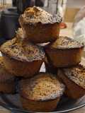 Muffins pavot coeur chocolat