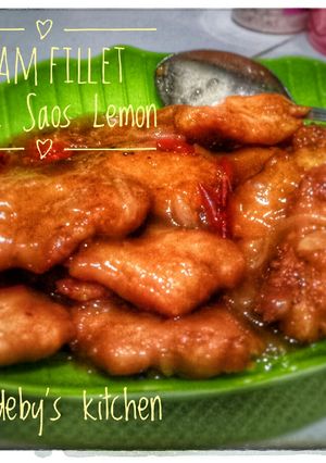Foto resep Ayam Fillet Masak Saos Lemon