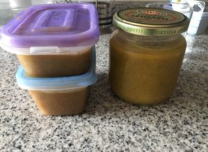 Una foto de Sopa de restos de verduras congelable