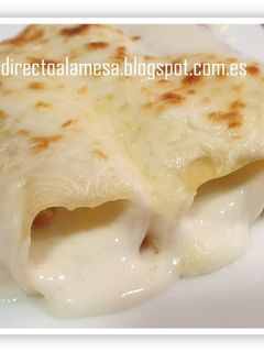Una foto de Canelones de carne
