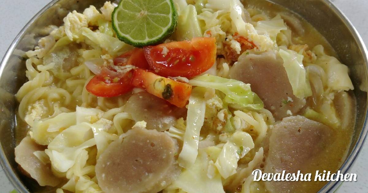 Resep Mie Tek Tek Asam Limau Oleh Devalesha Kitchen Cookpad