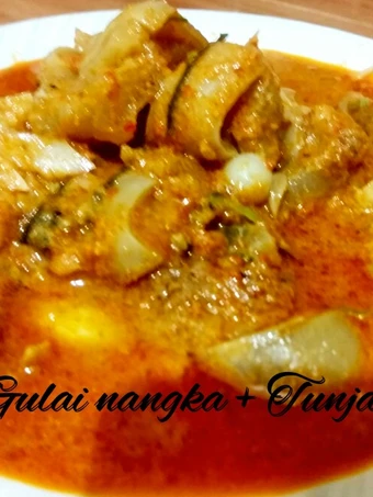 Cara Mudah Membuat Resep Gulai Nangka + Tunjang (kikil) yang Menggugah Selera