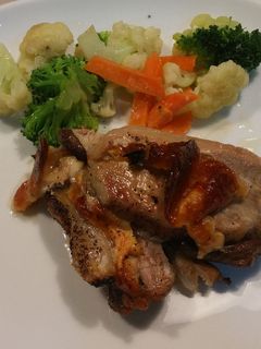 Una foto de Lomo al horno diferente