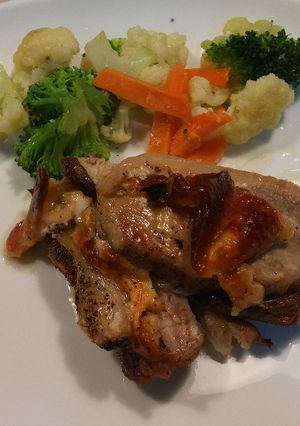 Una foto de Lomo al horno diferente