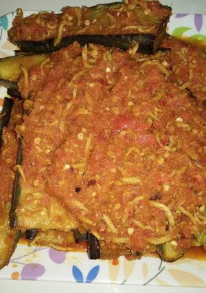 Foto resep Terong balado with teri medan