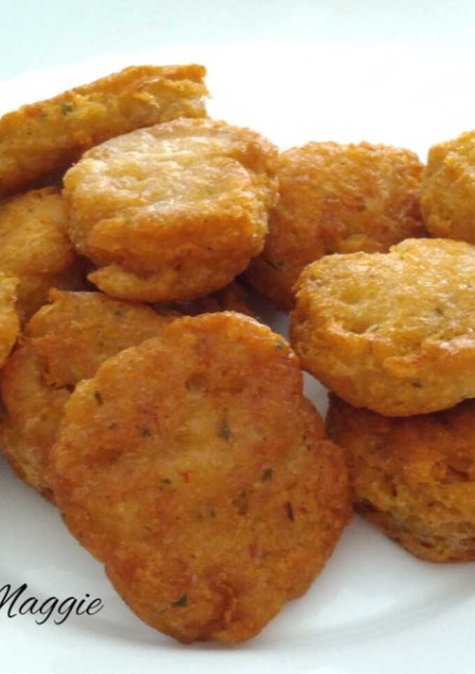 Una foto de Buñuelos de gambas