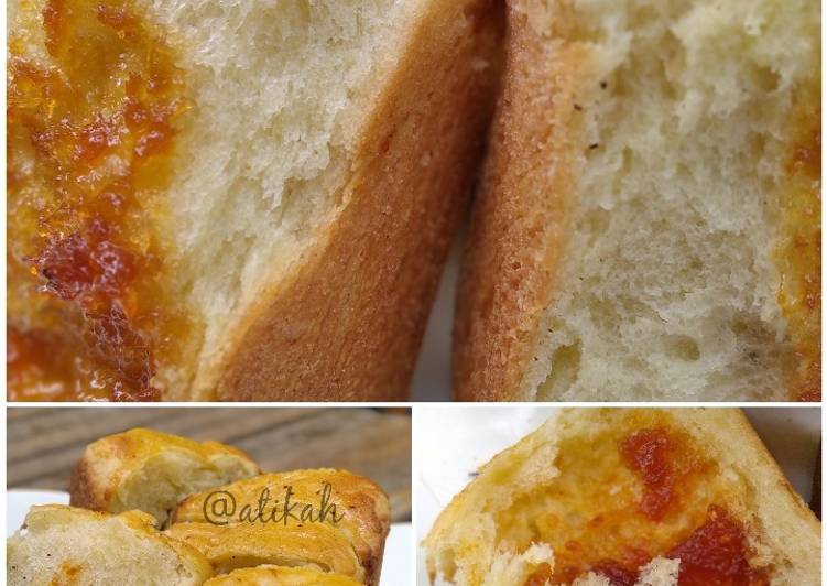 Cara Membuat Roti Sobek Baking Pan Tanpa Ulen Yang Enak