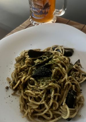 Una foto de Espagueti frutti di mare