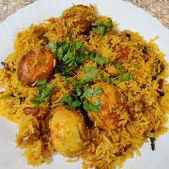 Egg Biryani A picture of Egg Biryani.
