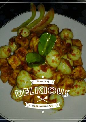 Foto resep Tahu Telur Puyuh Balado