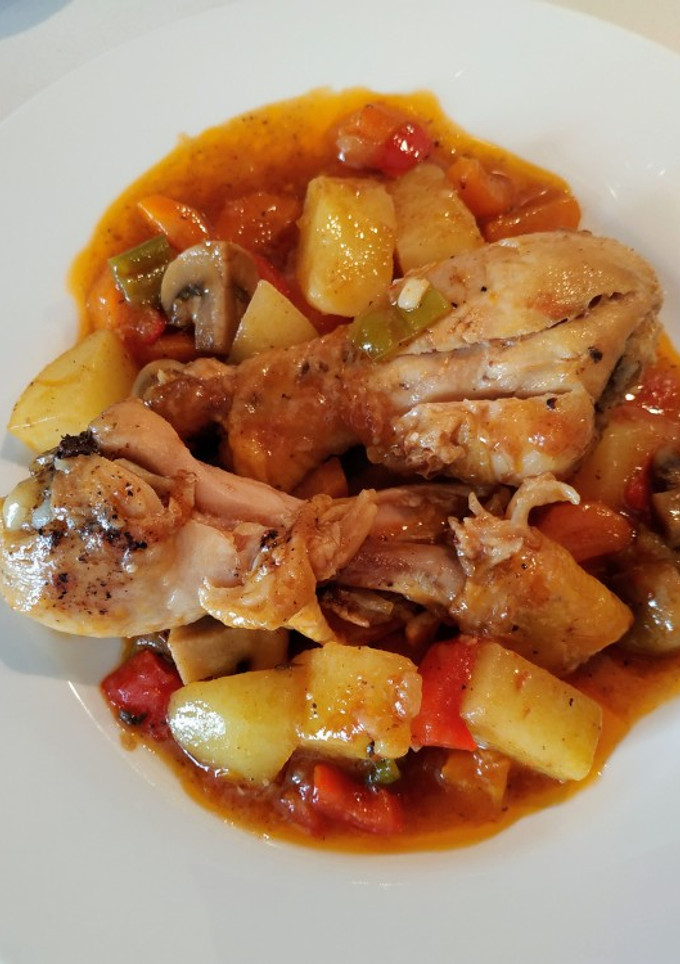 Una foto de Rustido Pollo Casero "A mi manera"