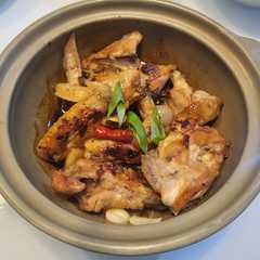 A picture of Oyster chicken cny.