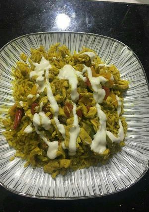 A picture of Chicken Shawarma Fatteh.