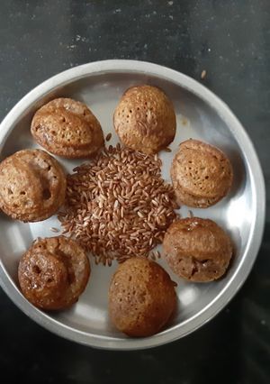 A picture of Red Rice Appam.