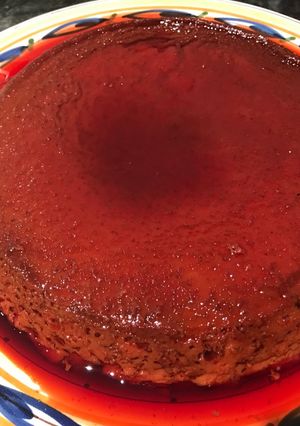 Una foto de Flan en color para los niños