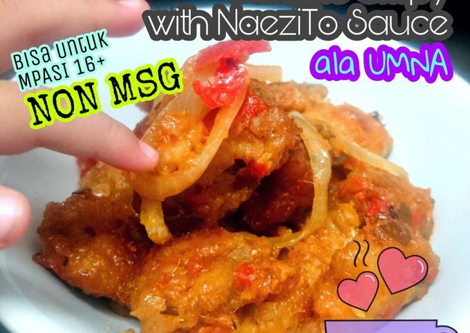 Standar Bagaimana cara memasak Tuna Crunchy Ball mix Gurame Crispy with NaeziTO Sauce ala UMNA dijamin nikmat