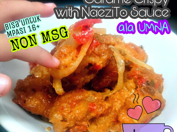 Standar Bagaimana cara memasak Tuna Crunchy Ball mix Gurame Crispy with NaeziTO Sauce ala UMNA dijamin nikmat