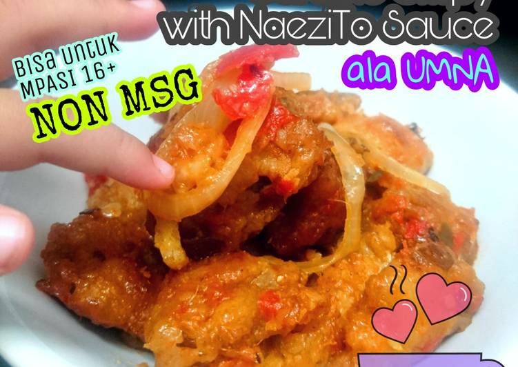 Bagaimana Menyiapkan Tuna Crunchy Ball mix Gurame Crispy with NaeziTO Sauce ala UMNA, Lezat