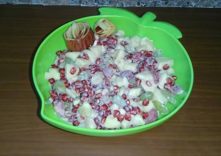 How to Make Homemade With out cream creamy fruit chaat