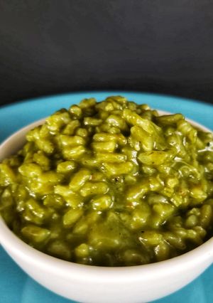 Una foto de Risotto de Espinaca - Para niños!