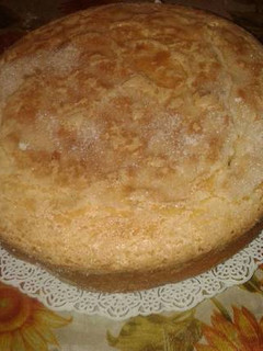Una foto de Torta simple de queso crema