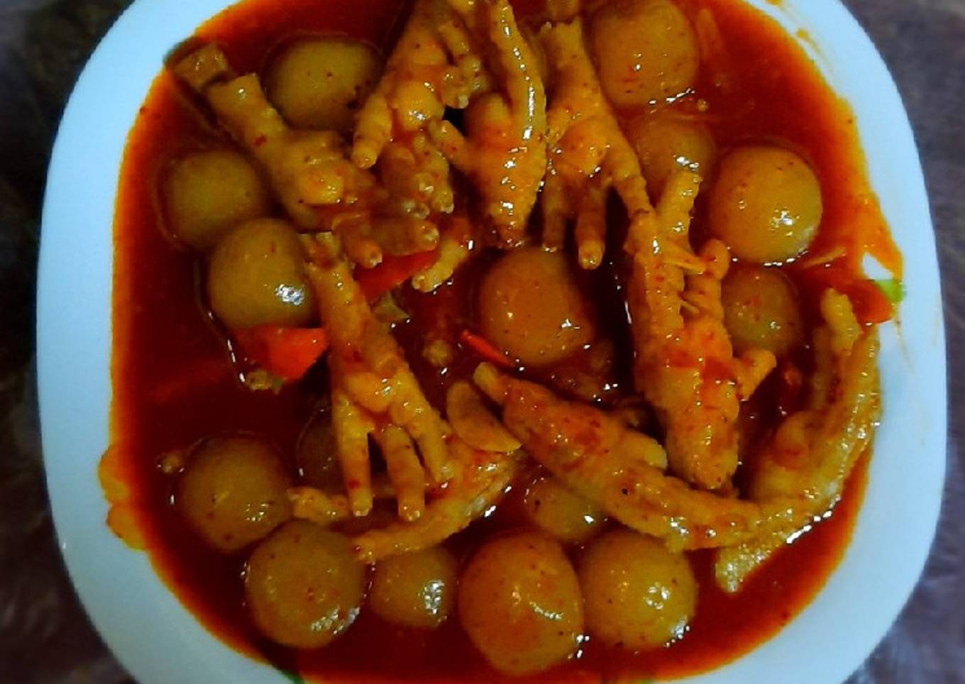 Cilok Pedas Saus Gochujang