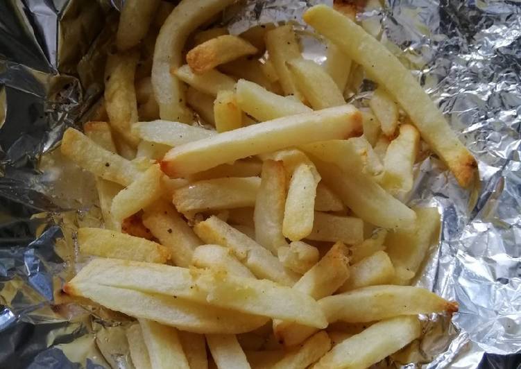 Steps to Cook Yummy Homemade French Fries