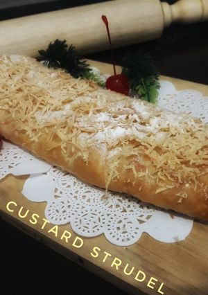 Foto resep Cheese Custard Strudel
