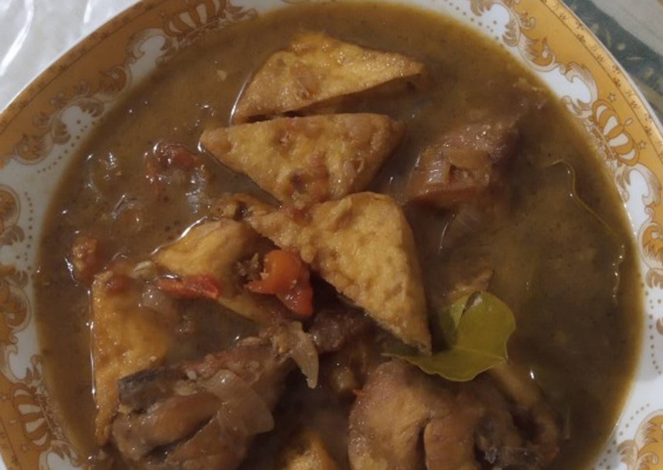 Semur Ayam Tahu