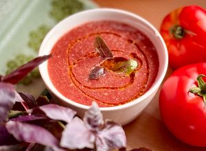 Une photo de 🌱 Gazpacho à la tomate