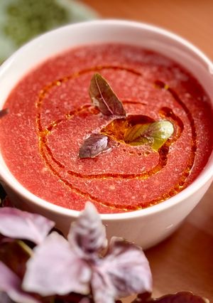 Une photo de 🌱 Gazpacho à la tomate