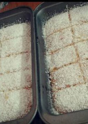 صورة لوصفة بسبوسة بالسميد (نمورة أو هريسة)🍴👍😋