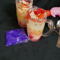 Falooda with rabri A picture of Falooda with rabri.