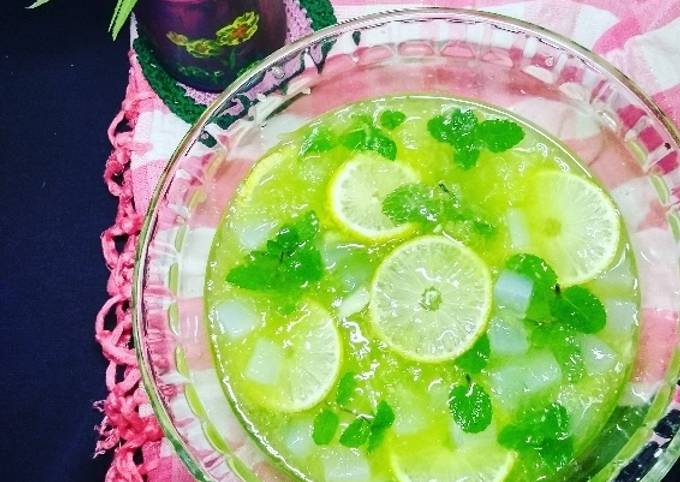 Resep memasak Es Serut Melon  lezat