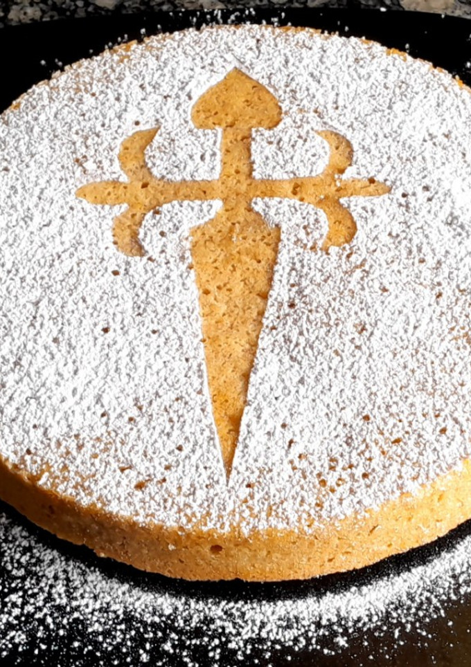 Una foto de Tarta Santiago