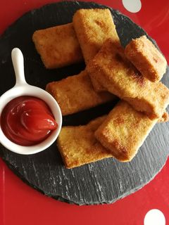Una foto de Tofu empanado 🌱vegetariano